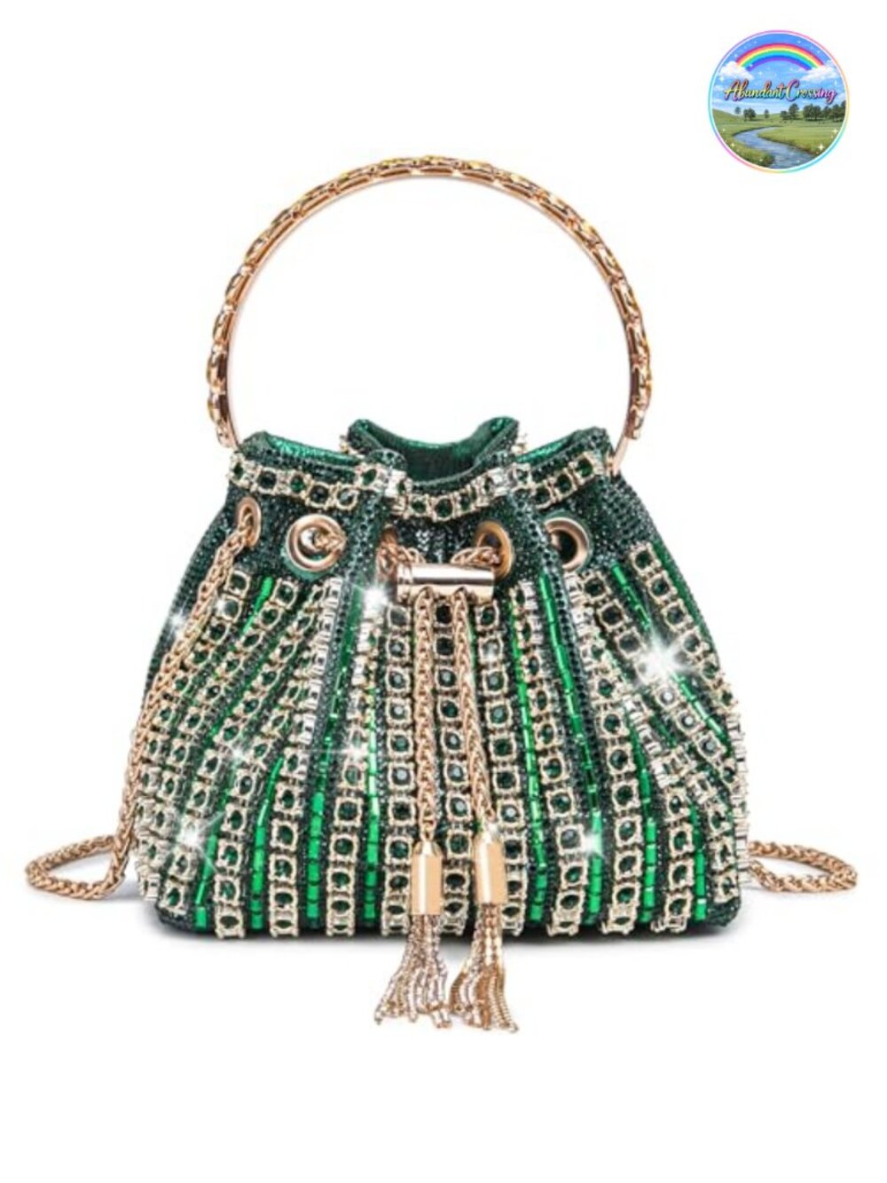 Rhinestone Evening Clutch Crossbody Bag Wristlet Wedding Prom Party